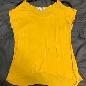 Shirt size L with holes in arms